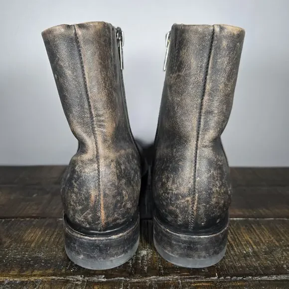 Frye Black Ankle Boots - Picture 4 of 11